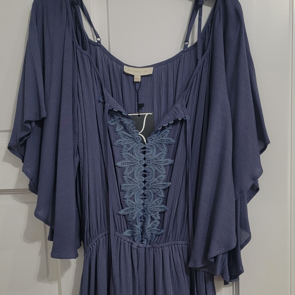 Dance & Marvel purple romper size L